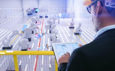 Two Brothers Walking Hand in Hand - Factory Simulation with Digital Twin!